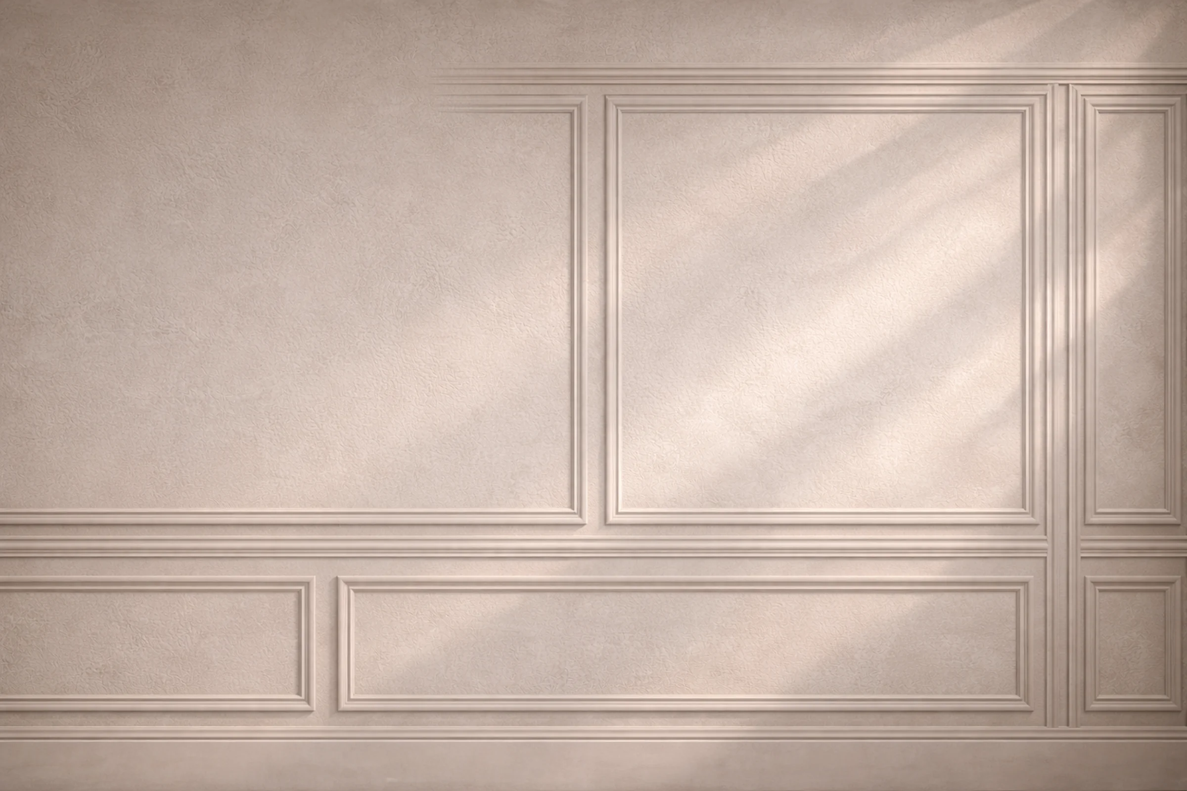 Subtle wall panel texture